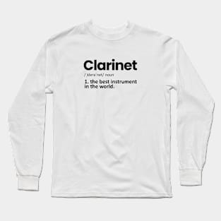 clarinet Long Sleeve T-Shirt